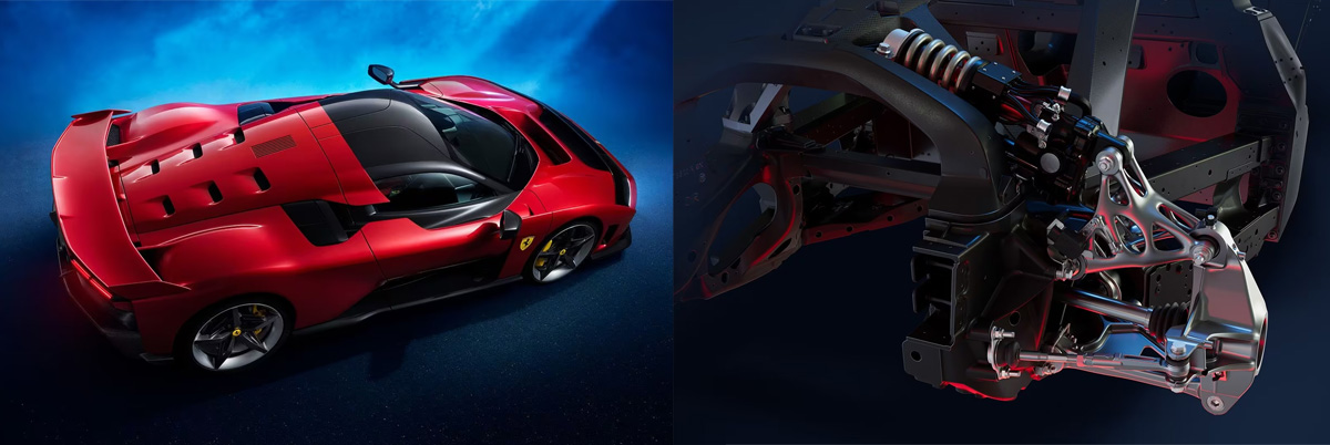 Ferrari F80 и подвеска